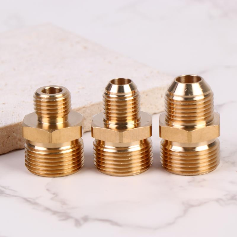 2Pcs Pressure Washer Adapter M22 X 1.5 Male Thread To G1/4 Inch Male Connector Brass Coupling Reducer Hose Connector Adapter For