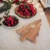 Christmas Tree Cutting Board Wooden Charcuterie Board Cheese Board Vegetable Platter Serving Tray Kitchen Christmas Decor