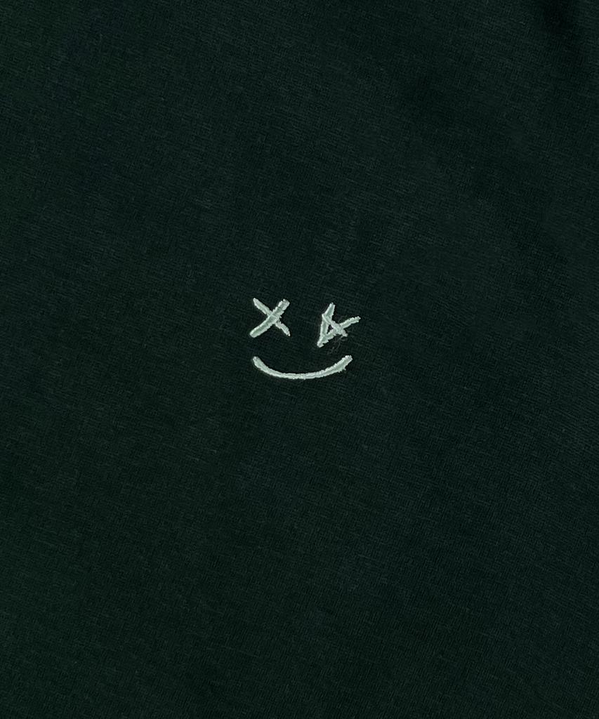Eonoideu Smile Logo Short Sleeve T-Shirt Lq7Tu436_Dark Green