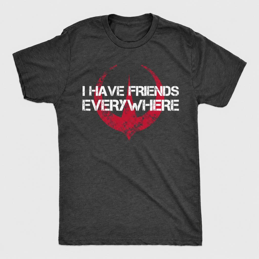 I Have Friends Everywhere Unisex Tee Andor Inspired Short Sleeve TShirt Graphic Tee Gift for Friends Minimalist Unisexs Tee