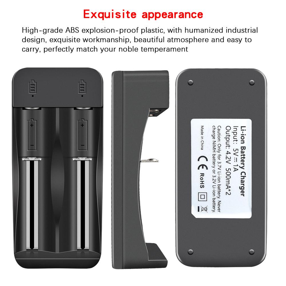 PALO 18650 Battery 3.7v 3200mah Li-ion Rechargeable Battery with Led Smart Charger for 3.7v Li Ion Battery