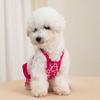 Pet Dog Apparel: Camisole Lace Printed Dress for Daily Wear & Outdoor Photoshoots;Cute Small Dog Outdoor Going-Out Dresses - Summer Outfit