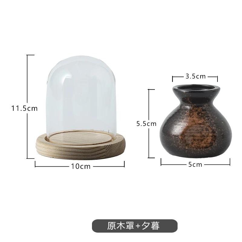 Chinese Ceramic Toothpick Jar Retro Toothpick Tube with Cover Creative Floss Cotton Swab Box Storage Box Set Home Decoration
