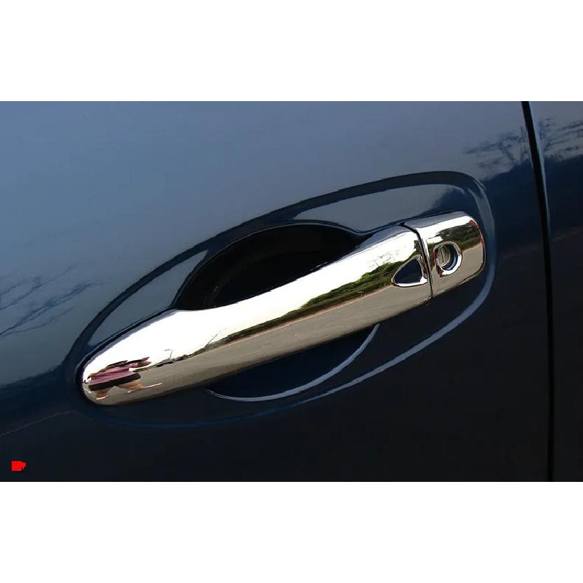 For Nissan X-Trail T32 MK3 2014- X Trail XTrail Gloss Black Chrome Car Door Handle Cover Sticker Styling Accessories