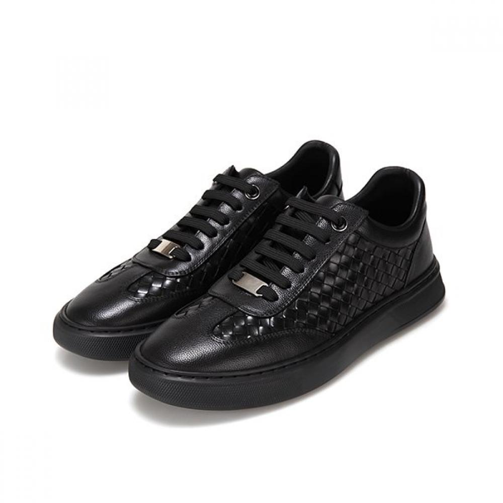 Barbara Leather MeSh 3cm Men S SneakerS Bmh106bk 255