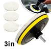 SEAMETAL 5 pièces tampon de polissage de voiture disques de polissage Kit Auto corps peinture soin polisseuse laine douce épilation éponge Machine