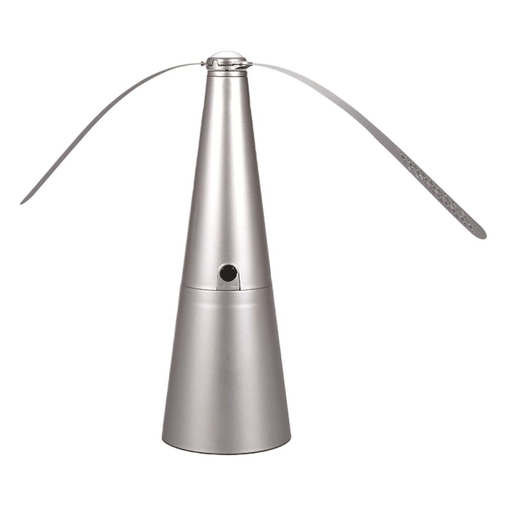 Automatic Soft Mosquito & Fly Repellent Fan 360° Rotating Portable Battery Powered for Outdoor Family Picnics