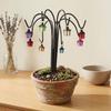 Iron Art Miniature Lanterns Bonsai Colorful Lanterns Mini Lantern Fairy Ornament Outdoor Decor