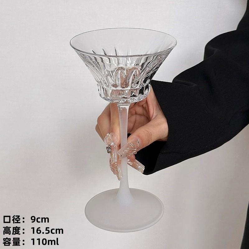 Creative High-end Crystal Glass Goblet, Vintage Special Drink Cocktail Glass, Cocktail Champagne Glass, Wine Glasses Accessories