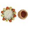 Rose Bouquet Crochet-Orange Yellow Rose with Planter Kit