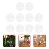 10Pcs Clear Plastic Balls Fillable Christmas Ornaments DIY Crafts Hanging Decoration Clear Christmas Balls Ornaments