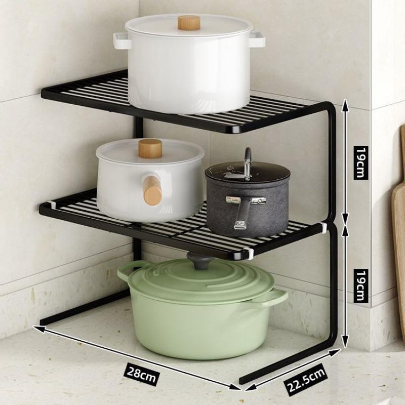 Multi-Layer Kitchen Countertop Storage Rack and Organizer