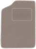 Beige Driver's Mat For: Renault 5 Hatchback (1972-1985)