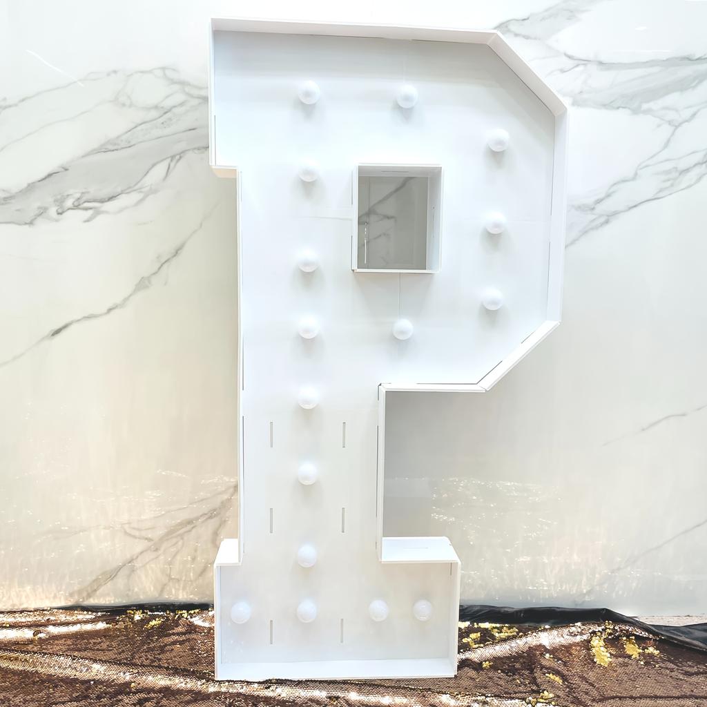 Versatile 1PC 92CM/3FT Marquee Letters with Warm Yellow Glow: Perfect for New Year Parties, Summer Bashes, Retirements & More (Balloon-Friendly!)