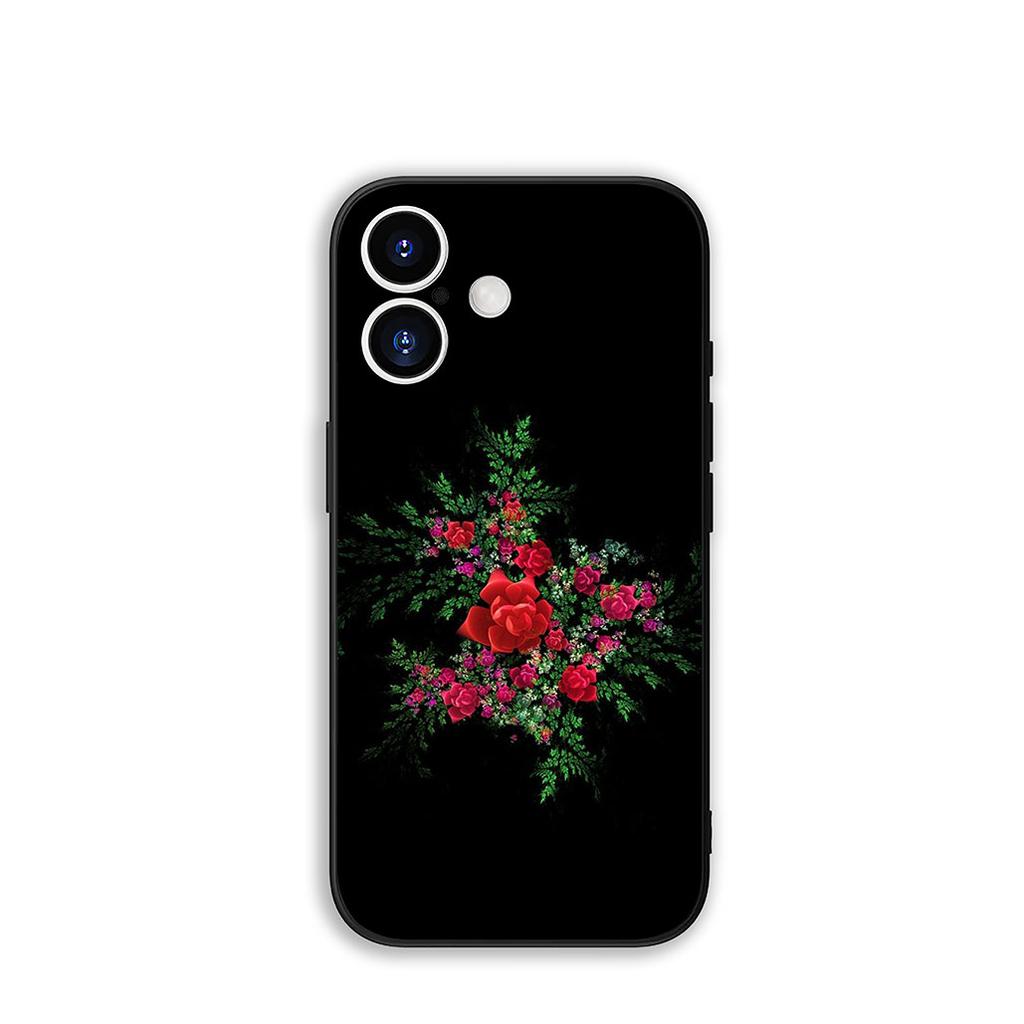 For Xiaomi Redmi 15C 15 A4 A5 9A 9T 10A 10C 9C NFC Note 11 9 8 10 Pro 8T Phone Cover Case Rose Flower Peony Red