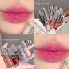 CAPPUVINI Clear Plumping Lip Oil: Moisturizing Glass Lips, Hydrating Mirror Finish Lipstick for Students