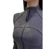De Rong Slim Fit Zipper Cardigan with Stand Collar and Long Sleeves