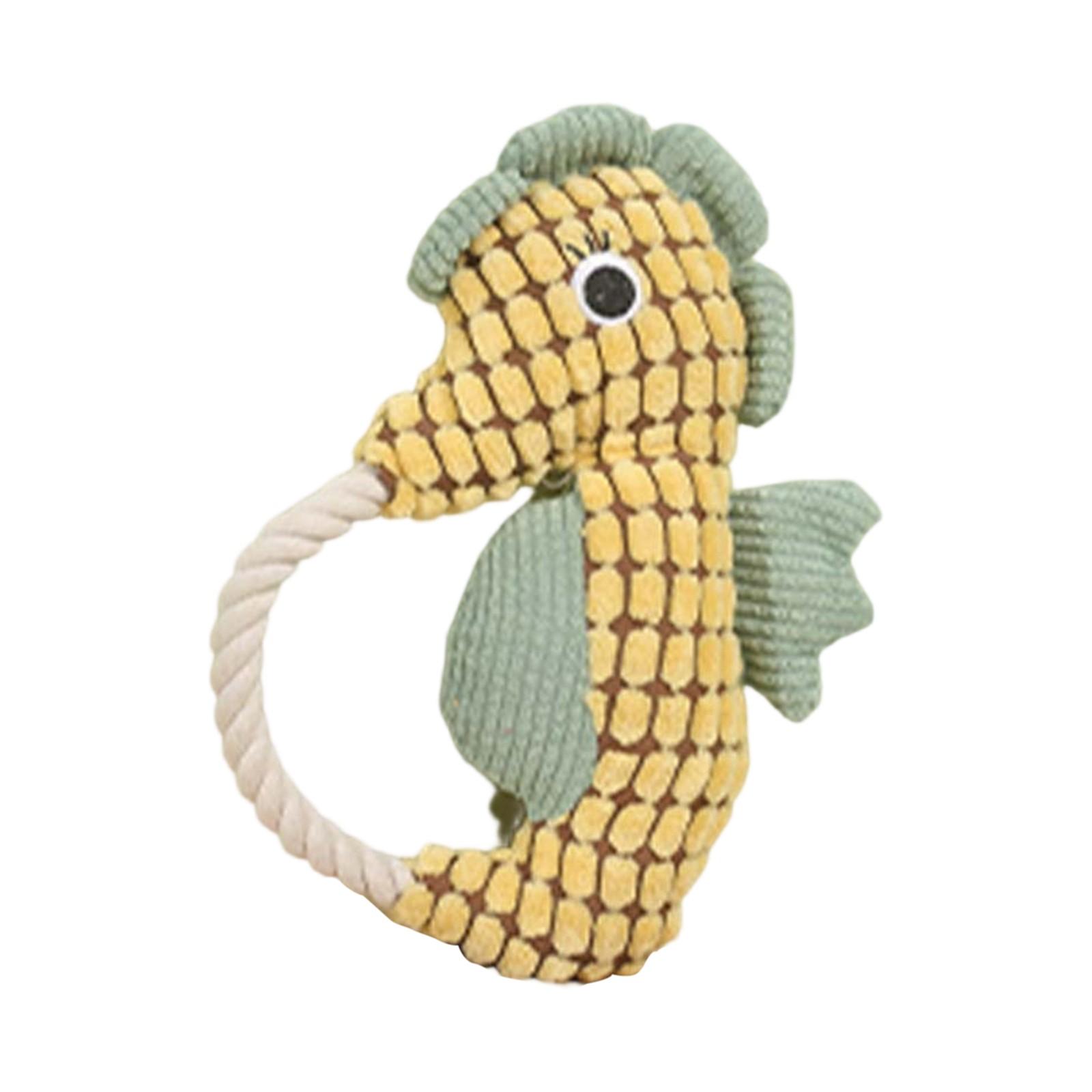 

Неразрушимые игрушки для собак, интерактивные игрушки для собак, жевательные игрушки, неразрушимые пищащие игрушки для собак, мягкие плюшевые игрушки для игр и дрессировки One Size жёлтый