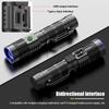 Tactical Flashlight Green Red Powerful LED Flashlight Five Colors Bright Spotlight Long Range Zoomable Emergency Torch Outdoor