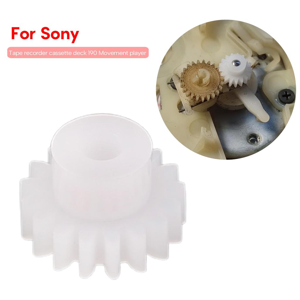 Replacement Gear for Casstte Deck 190 Series Recorders Easy To Install Long Lasting Gears 2PCS