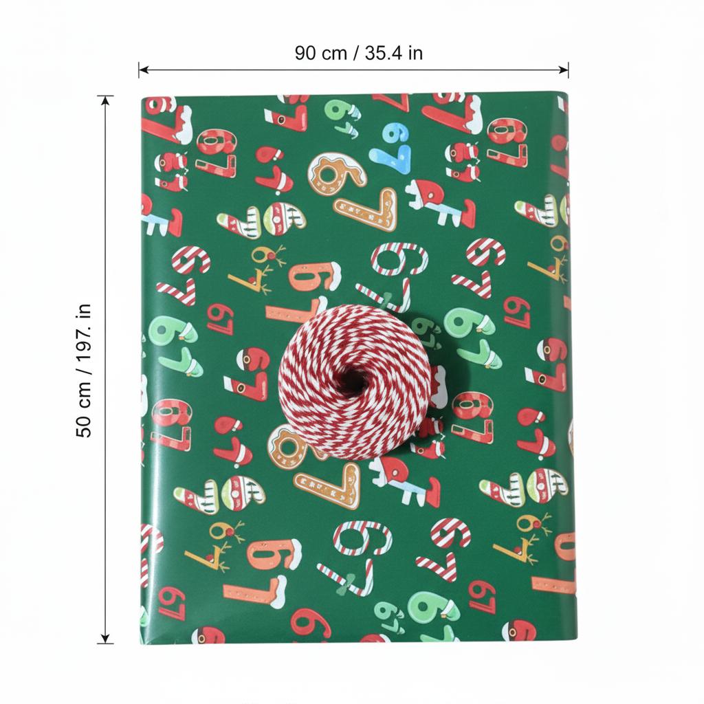 67 Meme Christmas Gift Wrap 90cm Long Roll 50cm Width Fun Holiday Party Present Wrapping Paper For Family Office Small Gift Shop