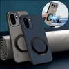 For Oneplus ACE 6 6T Magsafe Magnetic Rotating Bracket Case For Oneplus 15R 15 R Sheepskin Leather Matte Shockproof Cover Bumper
