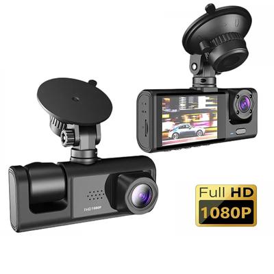 Araba Kaydedici Dash Cam W IR wifi Gece Görüş Döngü Kaydı 2 İnç IPS Ekran 1080P 3 Kamera