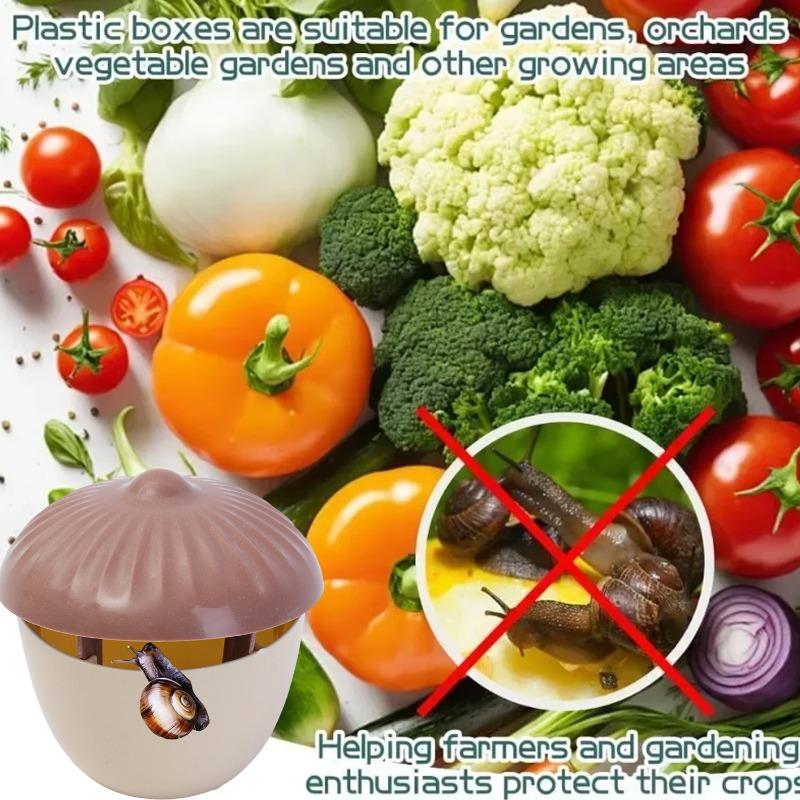 Reusable Snail Trap Catcher Garden Slug Cage Pests Trapper Household Garden Farm Protector Supplies for Plant Growing Protection
