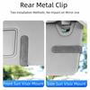 Dual Clip Car Sun Visor Clip Multifunctional Card Holder Universal Eyeglass Hanger  Car Accessory