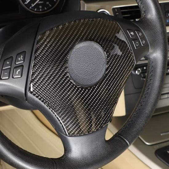 

Carbon Fiber Center Steering Wheel Trim Sticker For BMW 3 Series E90 2005-12