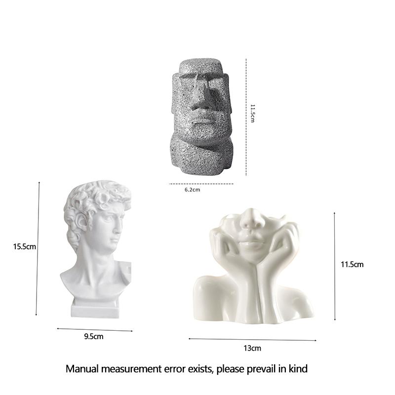 Creative Home Decor Vase Pencil Holder Whimsical Glasses Holder Decorative Bottle Desktop Storage Resin Ornament