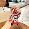 Cartoon Tram Doll Keychain & Bag Pendant