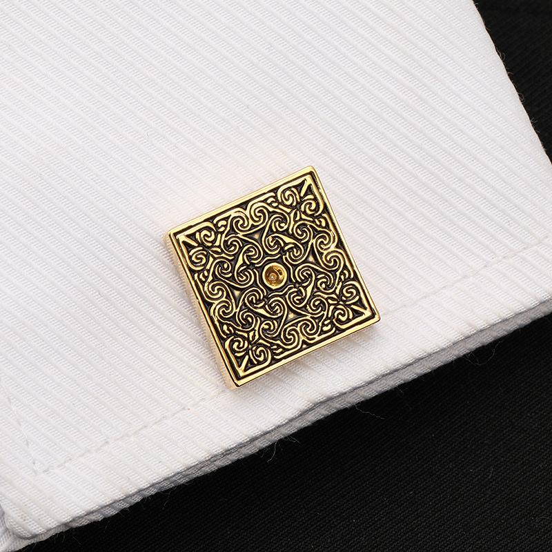 French Shirt Business Cufflinks Crystal Cuff Nails Men'S High-End Shirt Buckles Cuff Buckles Men'S And Women'S Gift Boxes