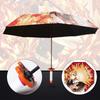 Anime Demon Slayer Three-fold Umbrella For Sun And Rain Protection