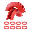 Universal Anti-Rust Bow Shackle 3/4" 5/8" D-Ring Shackle with Isolator & Washers