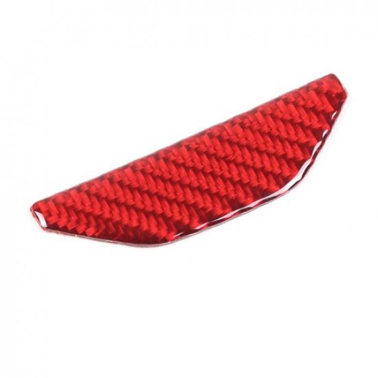 Red Carbon Fiber Center Storage Box Switch Sticker For BMW 5 Series G60 I5 2024+