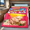 Super Street Fighter Ii Artwork Blanket Soft And Portable All Season Home Bed Sofa Blanket Office Travel Nap Break Warm Blanket