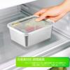 BESTOYARD Stainless Steel Storage with Airtight Deep Square Lunch for Food Storage and Kitchen Set of 6 Containers, Deep, Lids, Design, Leak-Proof,