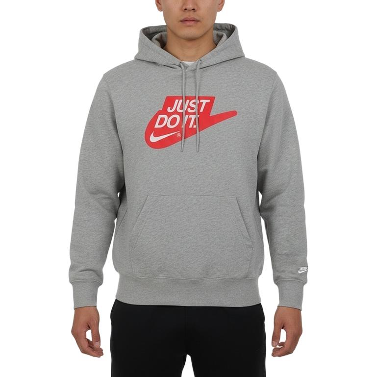 Nike Пуловер с капюшоном Swoosh Удобный Универсальный Свитшот Мужской свитшот IF0692063 S