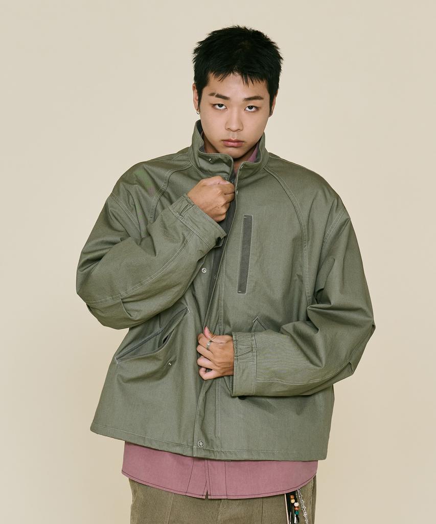 NONTYPE Vtg Stand Mil Bomber (Khaki Grey)