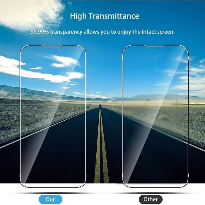 [3 pièces] Verre Trempé pour OPPO Reno 7 Lite Protection d'Ecran