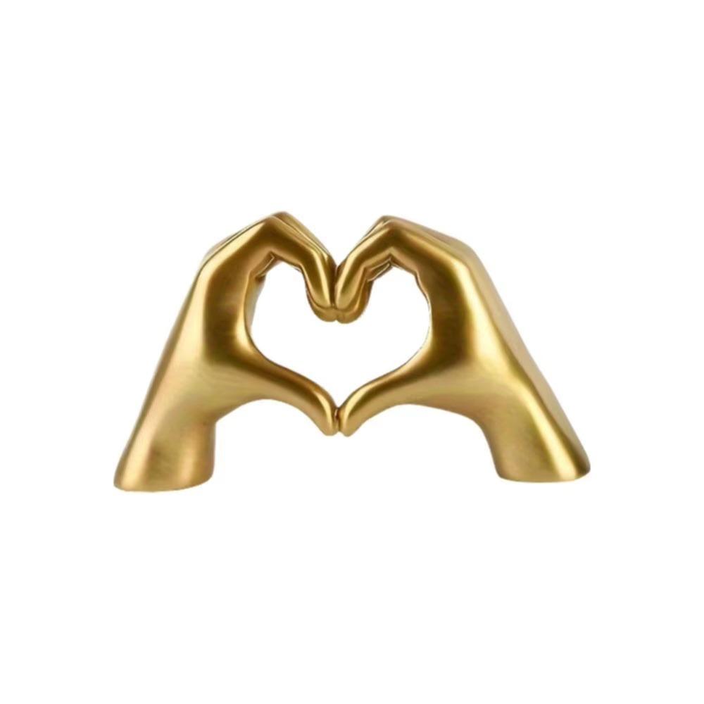 

Смола Сердце Руки Статуи Палец Украшение Рука Любовь Фигурки Жест Любви Скульптура Художественные Поделки