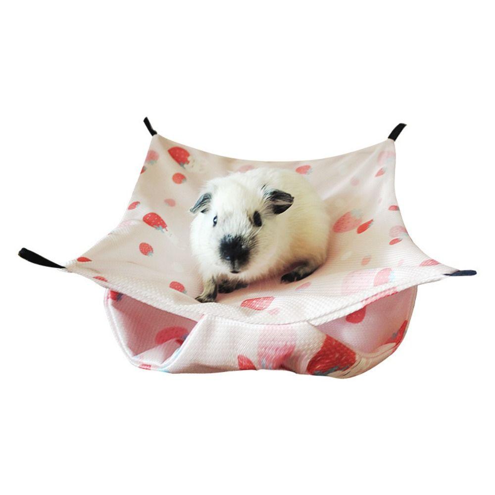 Comfortable Hamster Hanging Beds Summer Cooling Hammock Swing Toys  Sugar Glider Squirrel Ferret