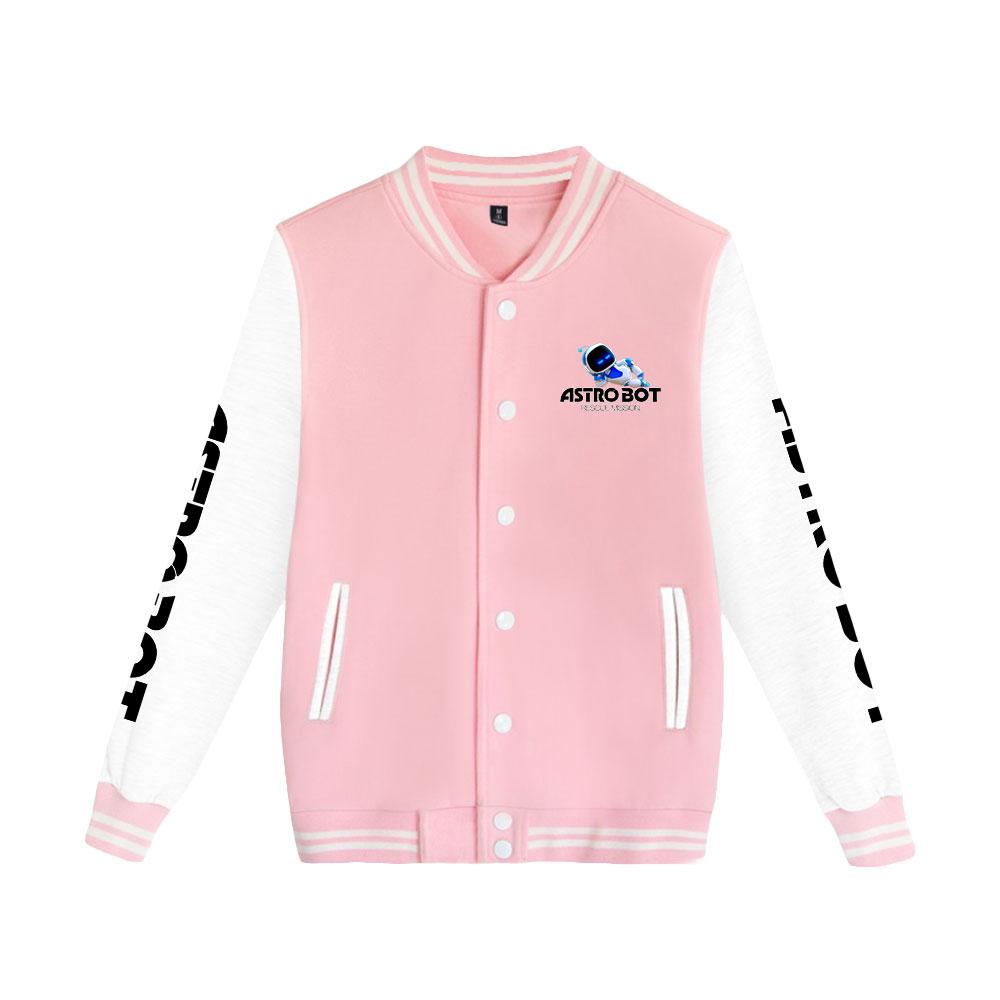 Astro Bot Bomber Jacket Women Men Oversized Harajuku Fashion Baseball Coat Jacket Female Streetwear Spring Autumn Bomber Outwear