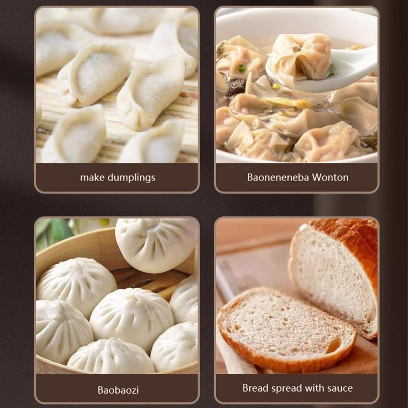 2Pcs Dumpling Spoon 316 Stainless Steel Flat Stuffing Shovel Picking Spatula Stick Dumplings Filling Spoon Kitchen Gadgets