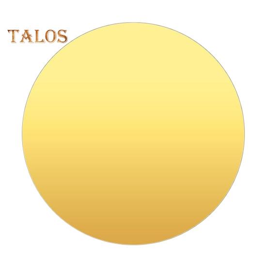 

10/15/20/25/30 см кругле квадратне акрилове дзеркало весільна вечірка стіл центральним дзеркалом лоток ударостійкий вітальня спальня ванна кімната настінна прикраса 25cm Round золотистий