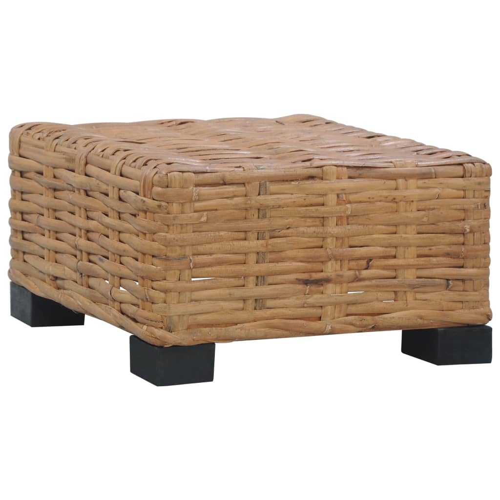 Couchtisch 47 x 47 x 28 cm Naturrattan