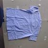 Herenoverhemd in effen kleur met kraag, casual gebreid, slim-fit model, korte mouwen