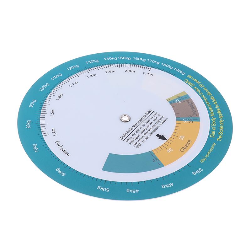 Big Size Bmi Wheel, Bmi Caculator, Bmi Ruler Healthy Ruler,Medical Goniometer,Pvc Ruler