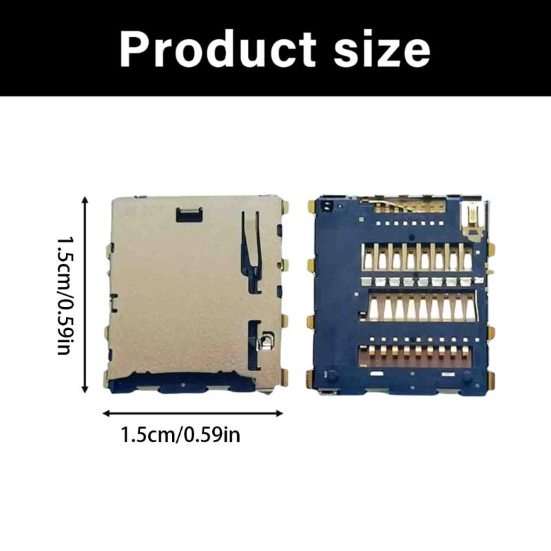 Card Slot Socket for NS2 Game Console Replacement Memory Card Reader Slot Tray Repair Part Gaming Accessories